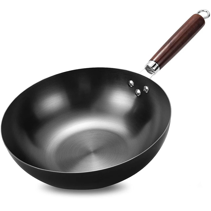 Wok Electric Flat - Flat Bottom Wok Pan 32cm Skillet