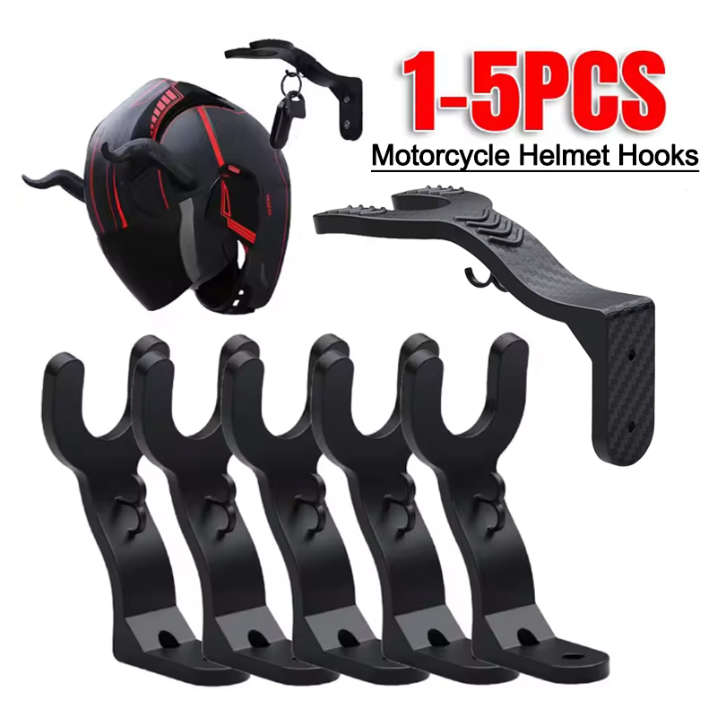 Kitchen Appliances Shelves - 1-5pcs Motorcycle Helmet Hook Multipurpose Hook