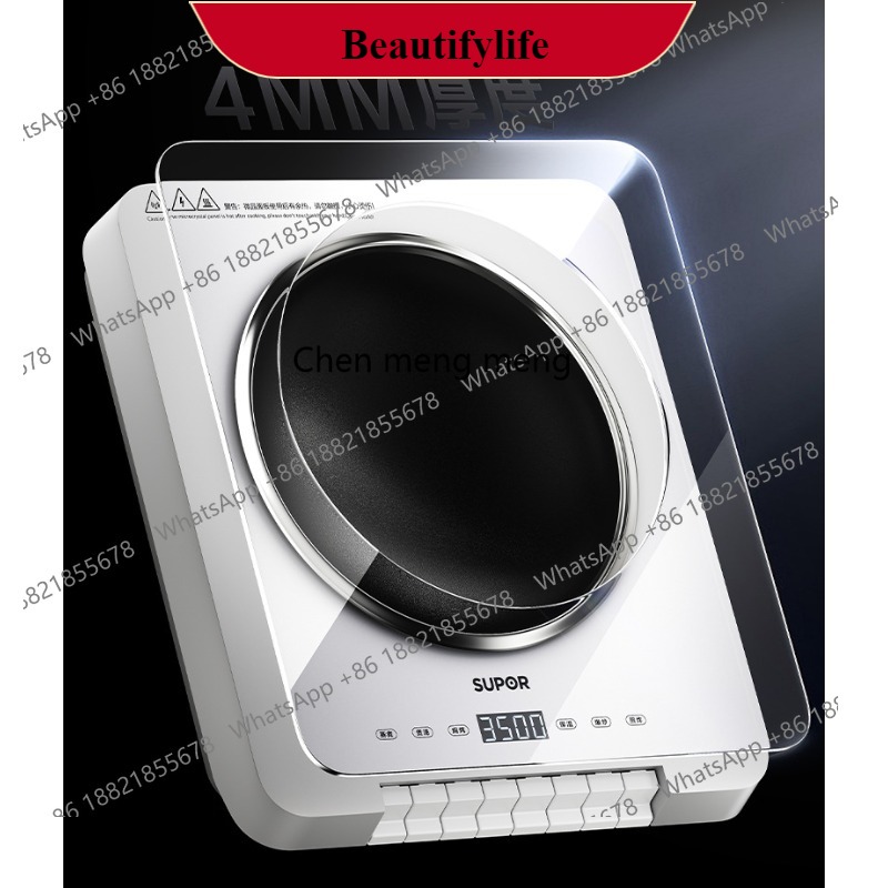Wok Electric Flat - E132 Commercial electromagnetic cooker 3500W concave