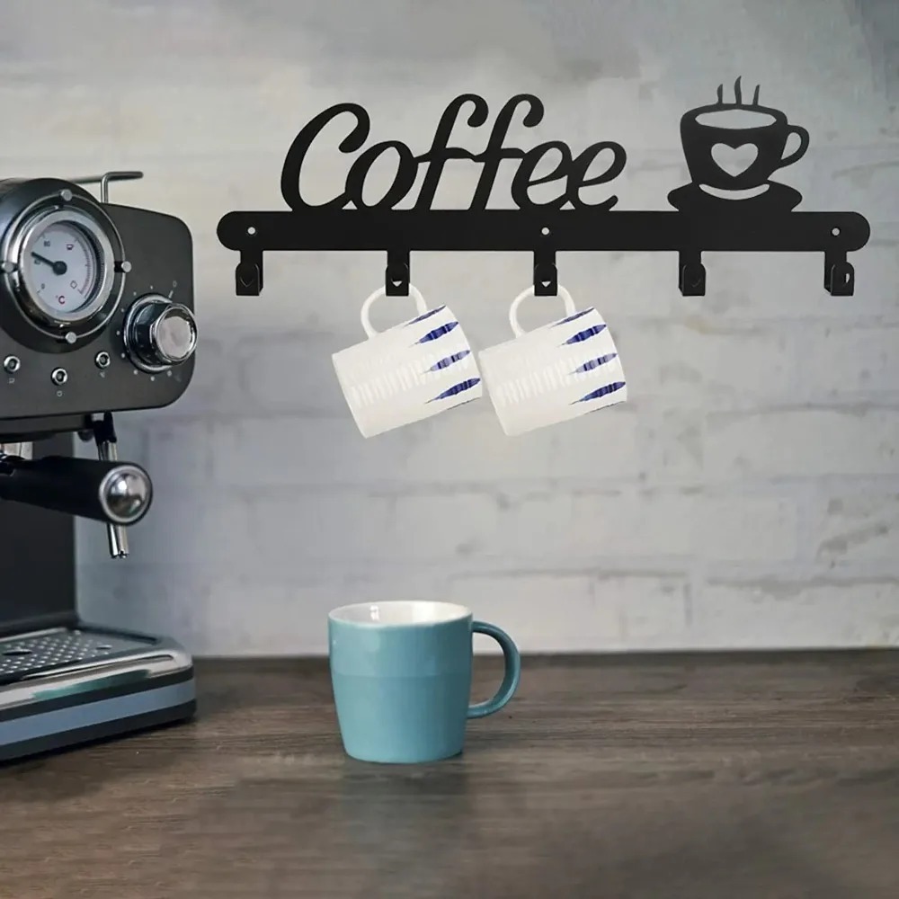 Metal Wall Mounted Coffee Mug  - Kitchen Appliances Shelves 评论和价格