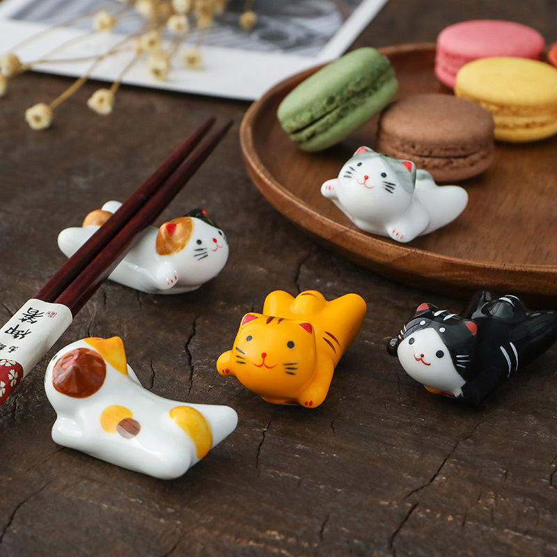 Flying Cat Ceramic Chopstick R - Kitchen Appliances Shelves 评论和价格