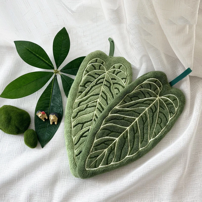 1PC Hot Plant Hand Towel Clean - Kitchen Appliances Store 评论和价格