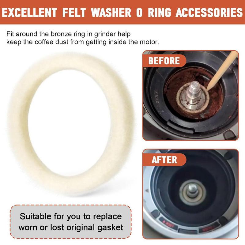 Felt Washer Lower Burr Coffee  - Coffee Grinder Burr 评论和价格