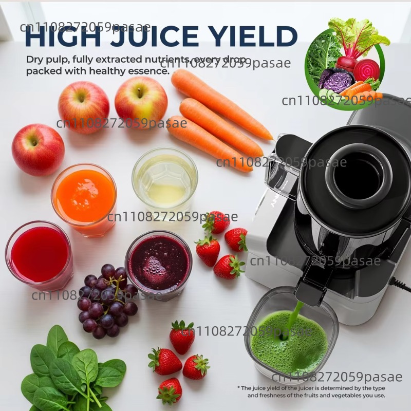 Maximum power 680W wide-mouthe - Juicer Cold Press Slow 评论和价格
