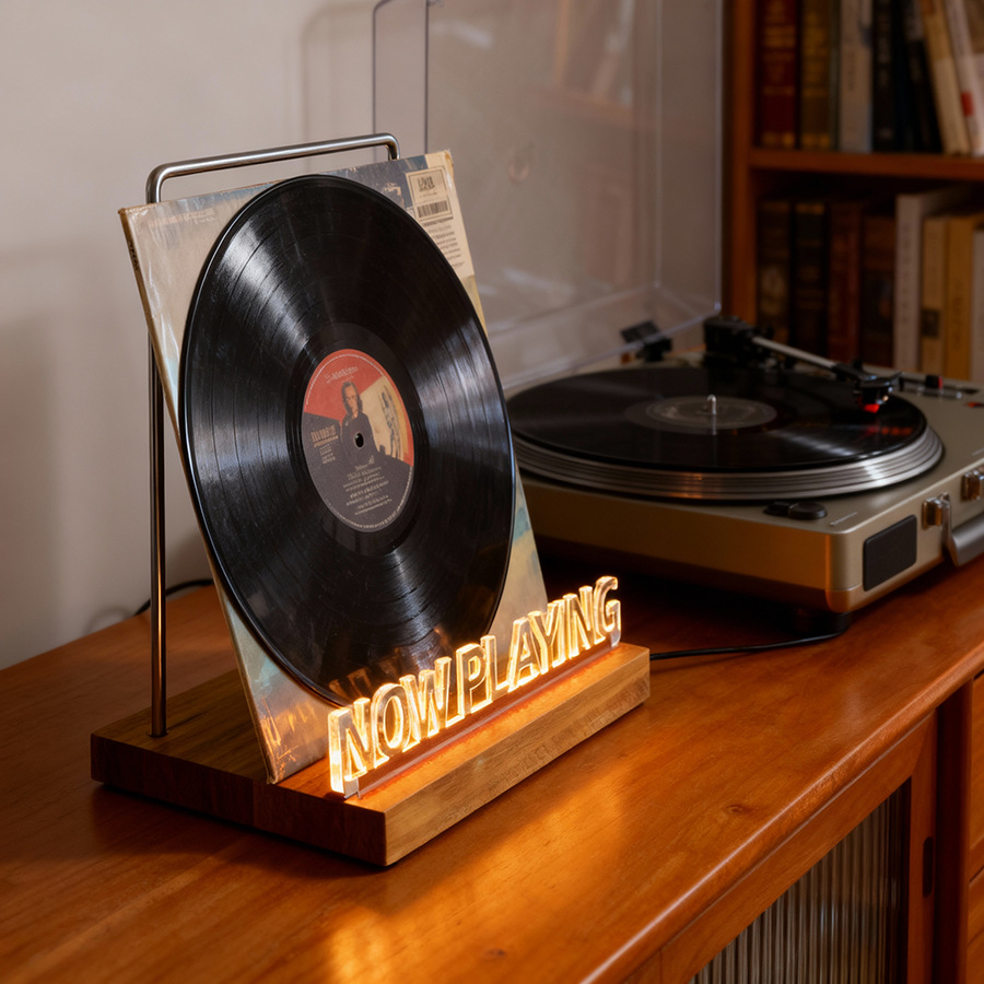 Vinyl Record Holder Stand, Cof - Kitchen Appliances Shelves 评论和价格