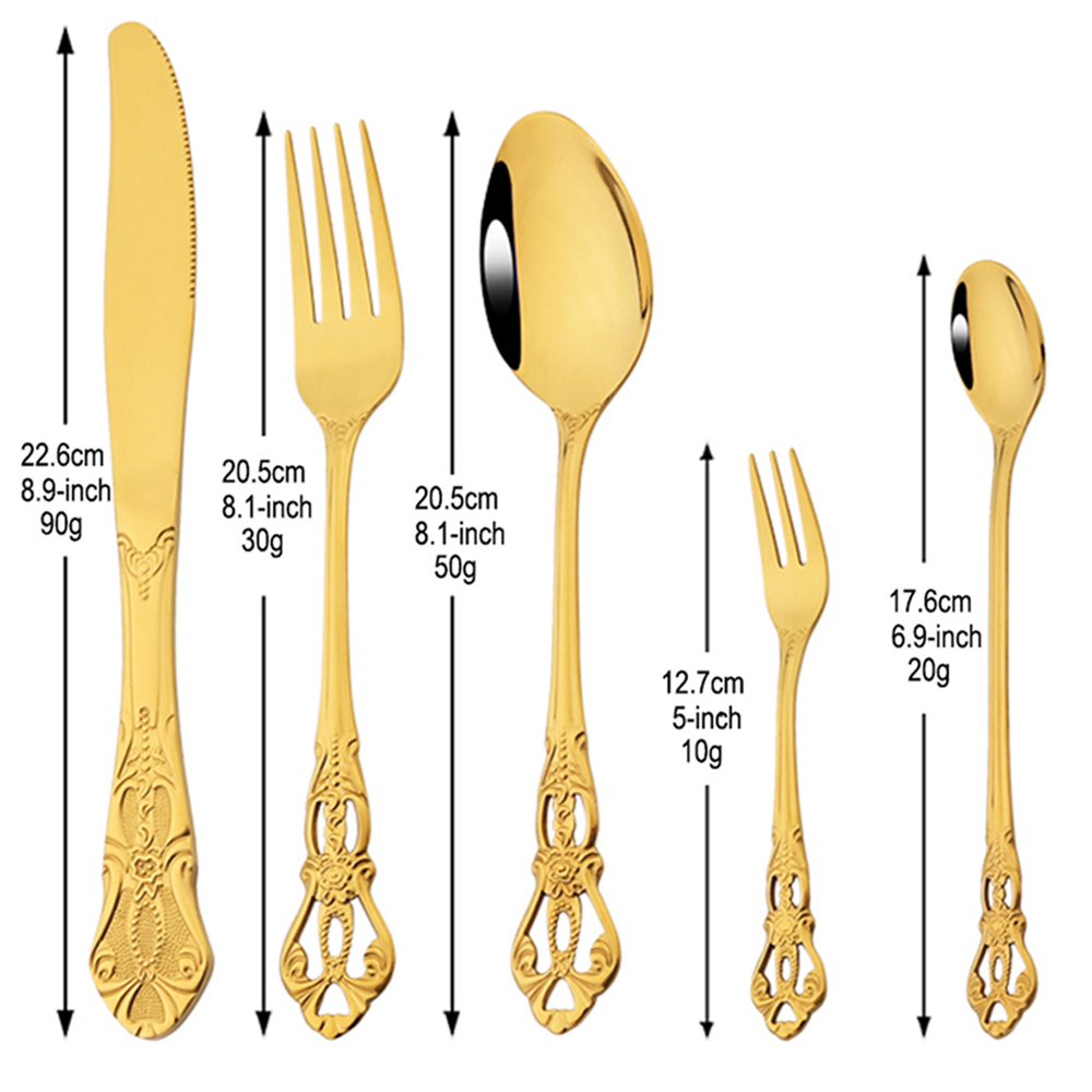 20Pcs Luxury Gold Dinnerware S - Kitchen Appliances Luxury 评论和价格
