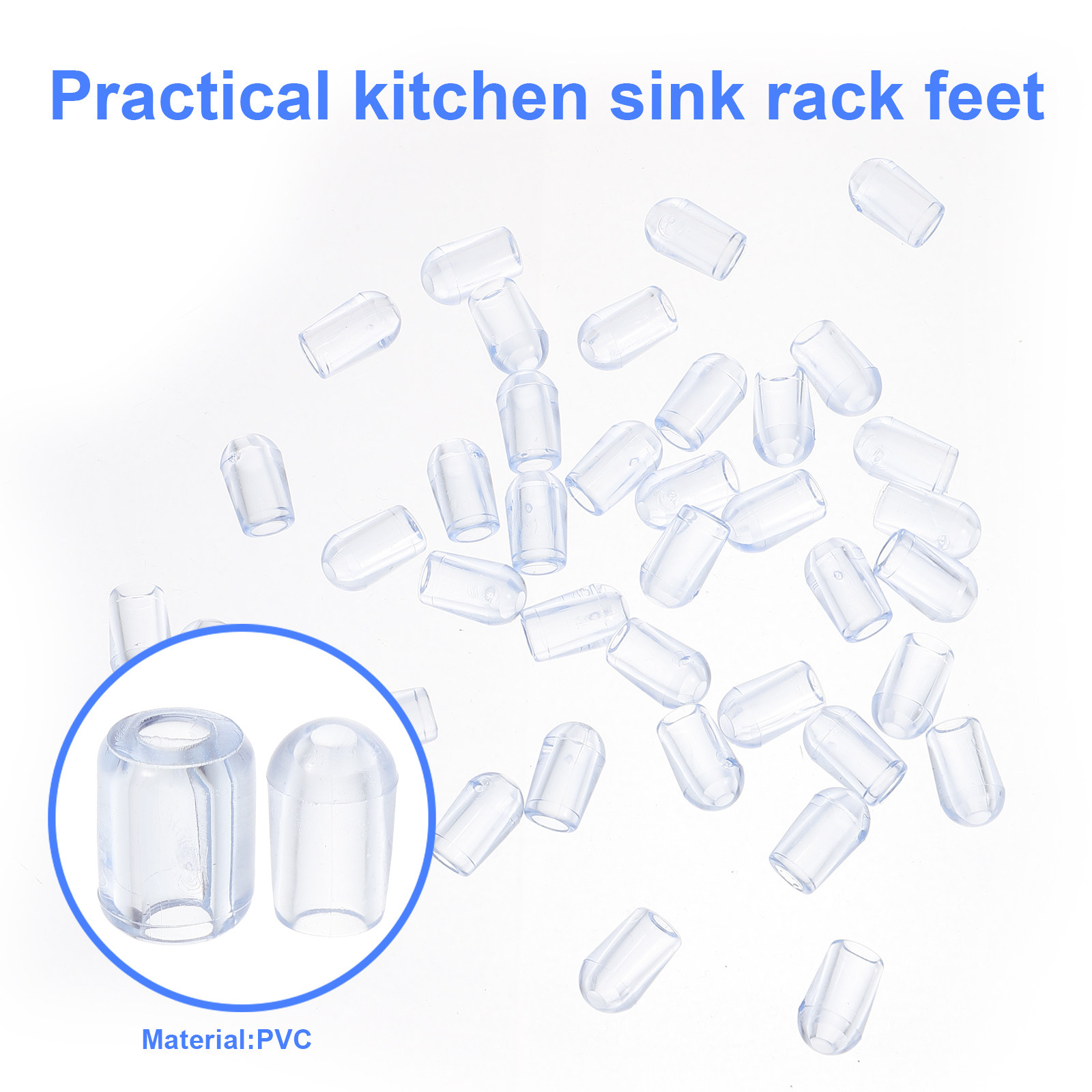 80Pcs Kitchen Sink Grid Feet P - Kitchen Appliances Store 评论和价格
