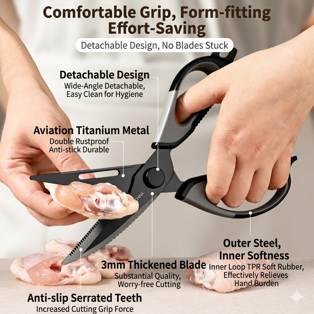 Kitchen scissors Titanium Chic - Kitchen Appliances Store 评论和价格