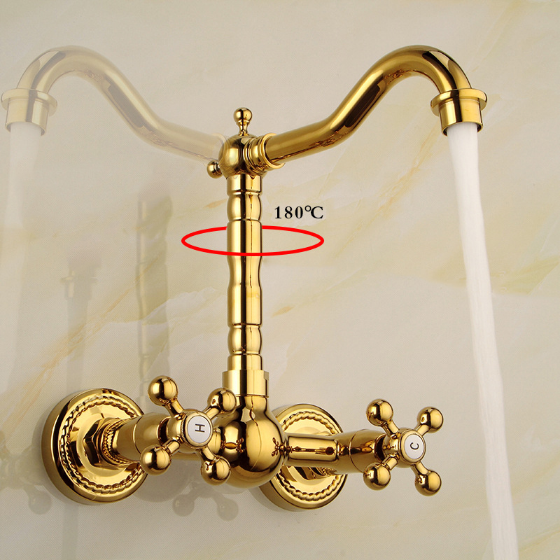 Luxury Gold Color Brass Bathro - Kitchen Appliances Luxury 评论和价格