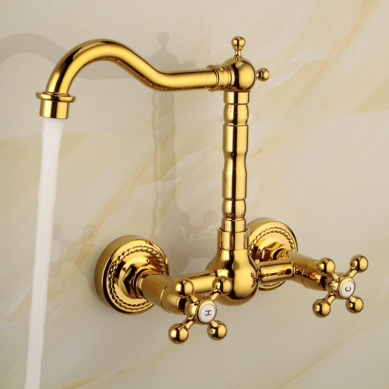 Luxury Gold Color Brass Bathro - Kitchen Appliances Luxury 评论和价格