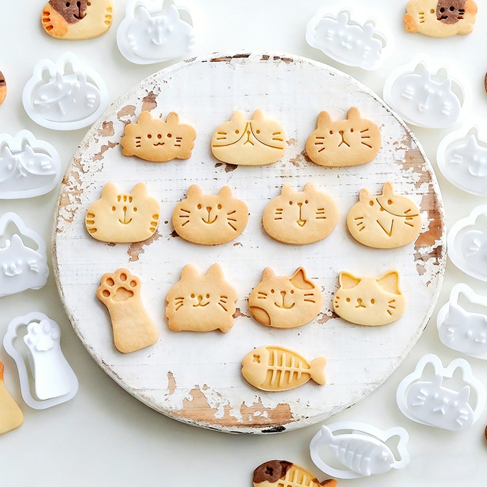 Cute Kitten DIY Stamp Cookie C - Kitchen Appliances Store 评论和价格
