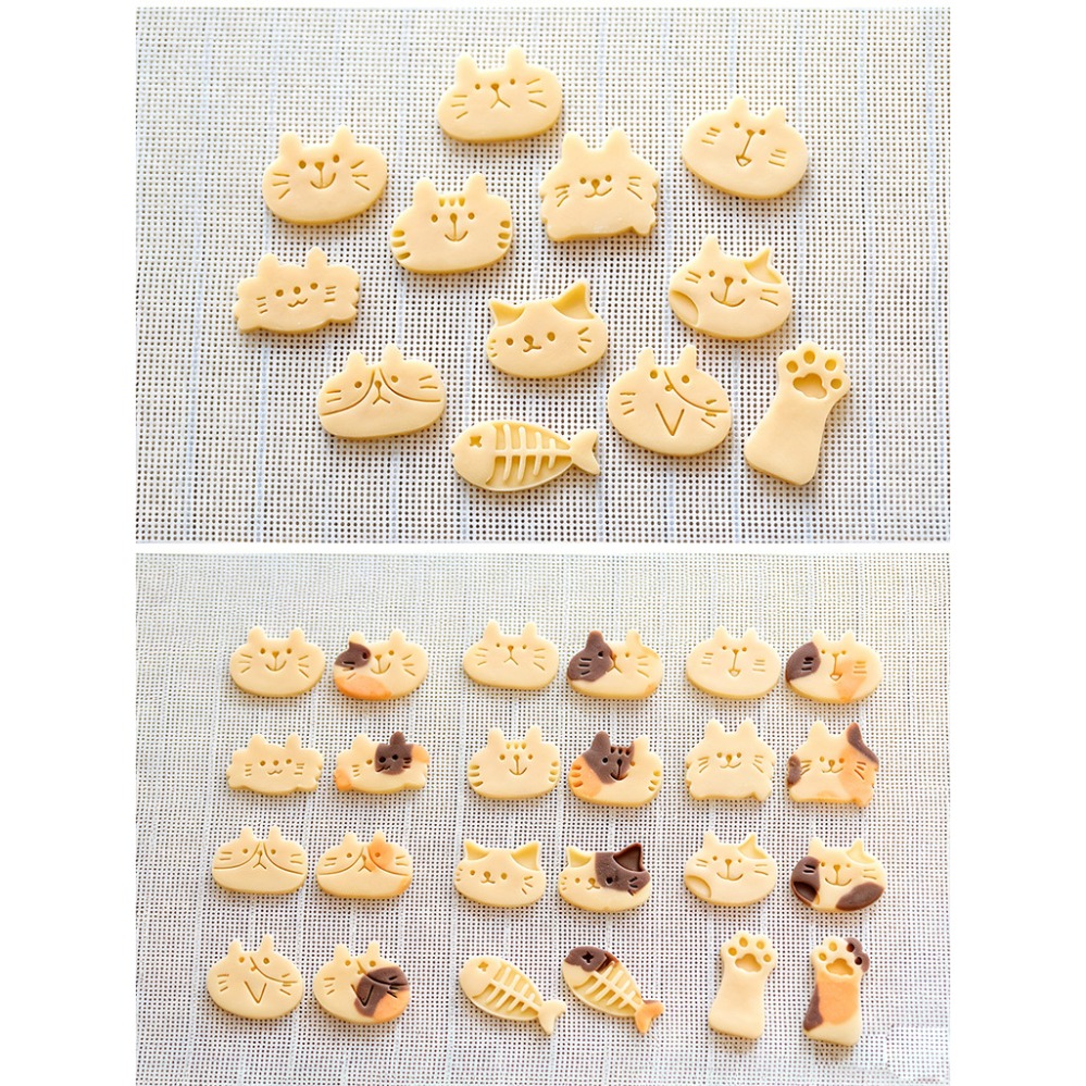 Cute Kitten DIY Stamp Cookie C - Kitchen Appliances Store 评论和价格