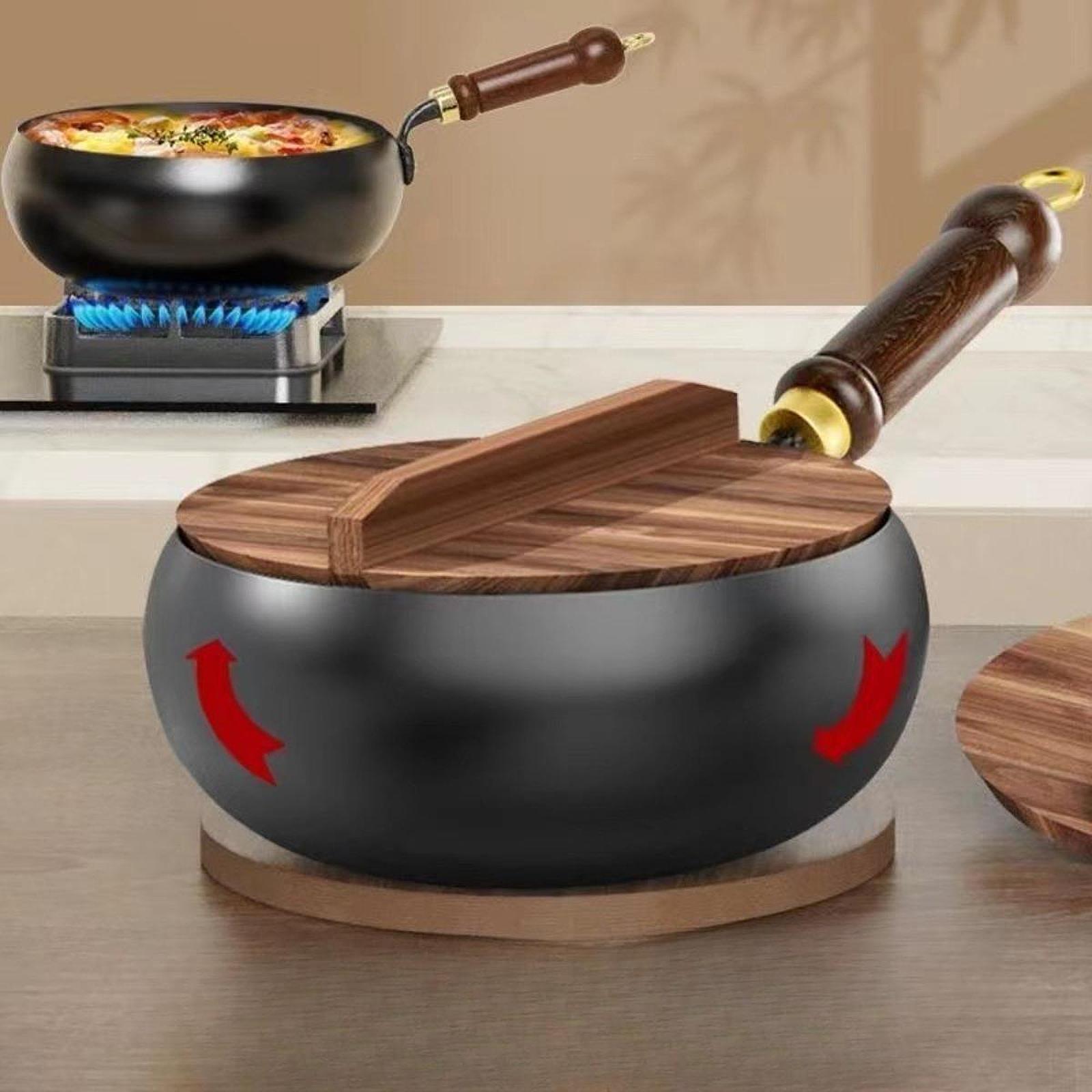24cm Fine Iron Wok Pan  Stir F - Wok Electric Flat 评论和价格