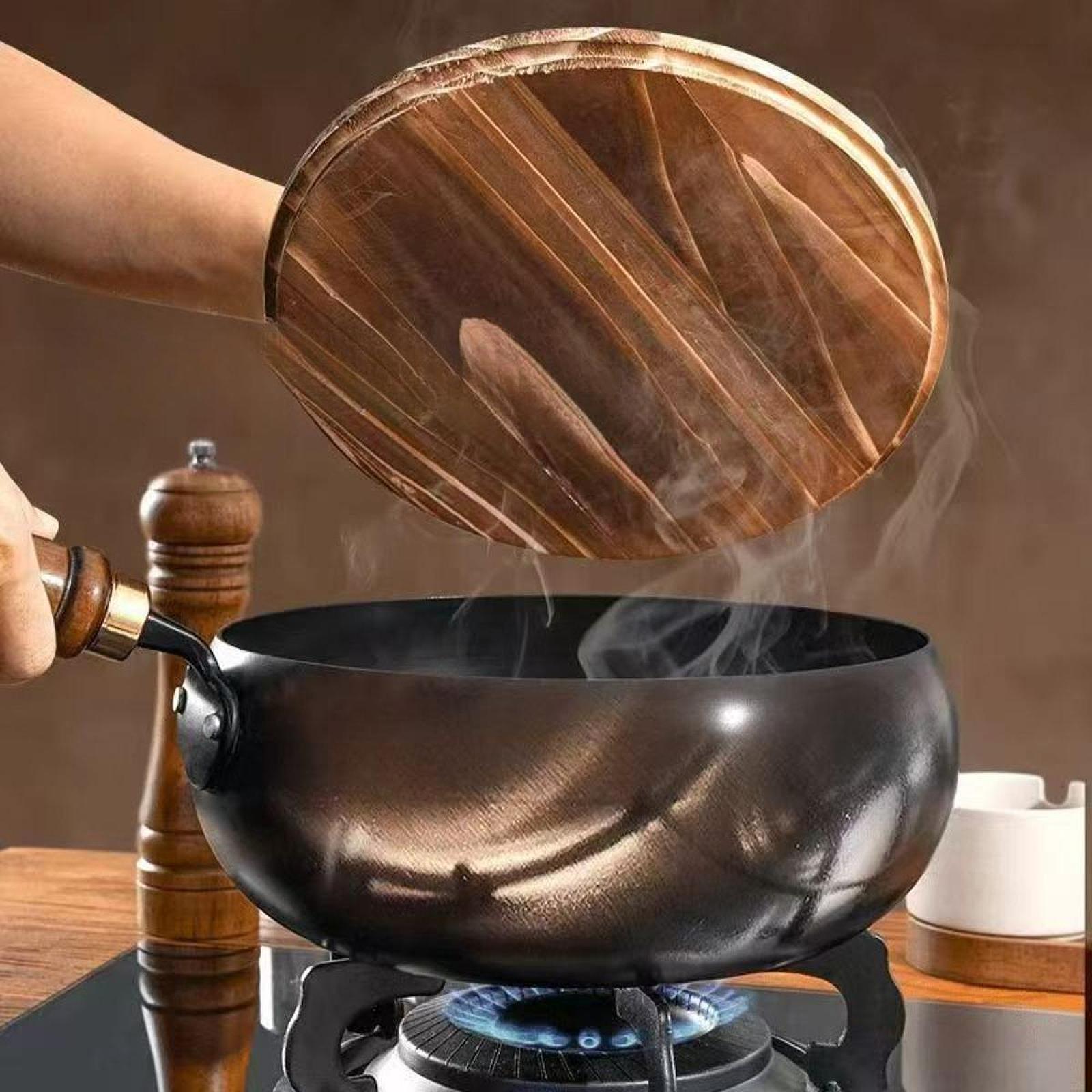 24cm Fine Iron Wok Pan  Stir F - Wok Electric Flat 评论和价格