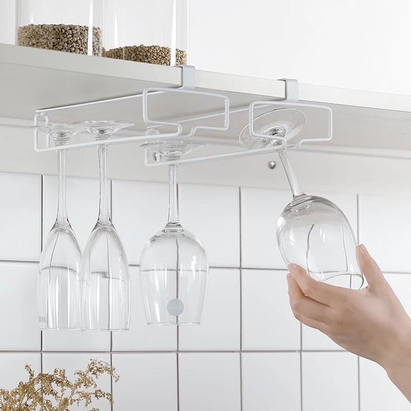 No Drilling Metal Wine Glass H - Kitchen Appliances Shelves 评论和价格