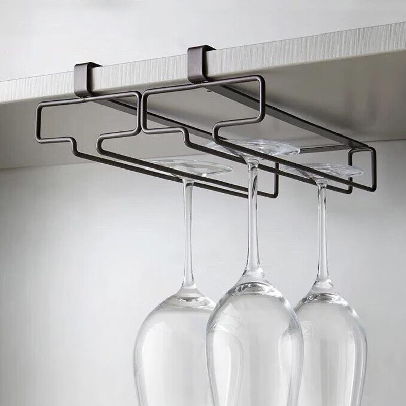 No Drilling Metal Wine Glass H - Kitchen Appliances Shelves 评论和价格