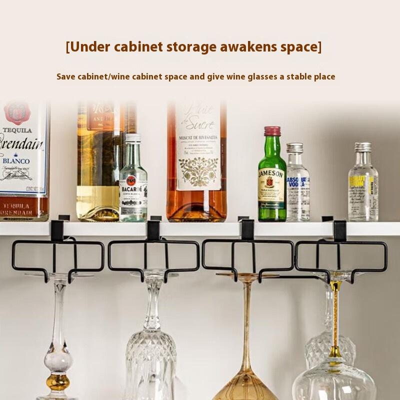 No Drilling Metal Wine Glass H - Kitchen Appliances Shelves 评论和价格