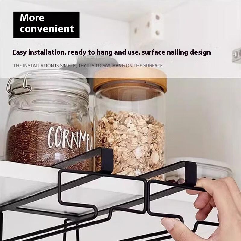 No Drilling Metal Wine Glass H - Kitchen Appliances Shelves 评论和价格